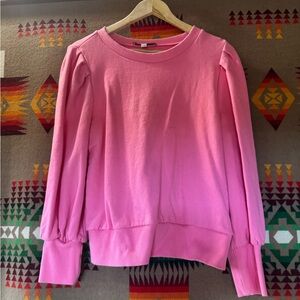 LOFT Vibrant Pink Knit Top